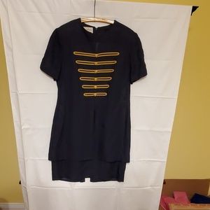 Nautical short sleeved dress